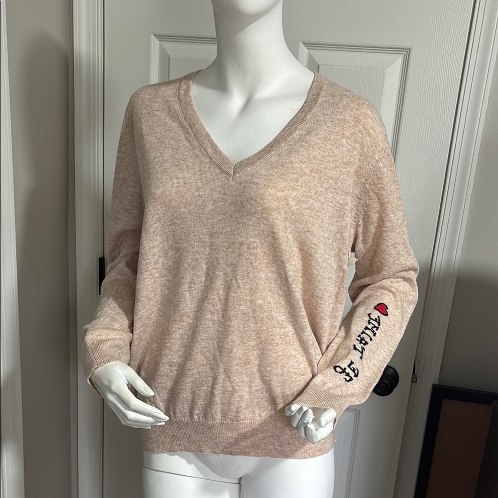 Lumiere V-Neck Sweater Cozy Knit Relaxed Style
